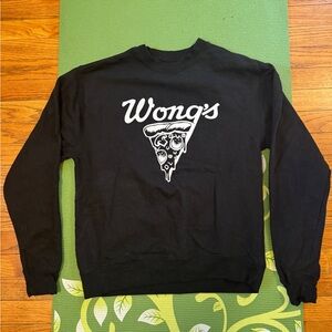 Cory Wong (guitarist) Pizza logo sweatshirt